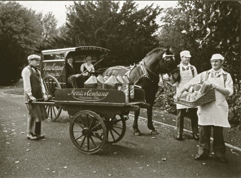 Morris & Company transporting groceries and oil!