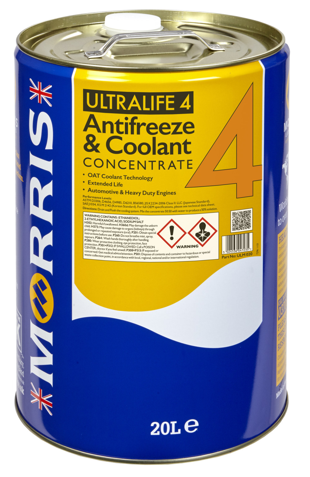 Ultralife 4 Long Life OAT Antifreeze Coolant