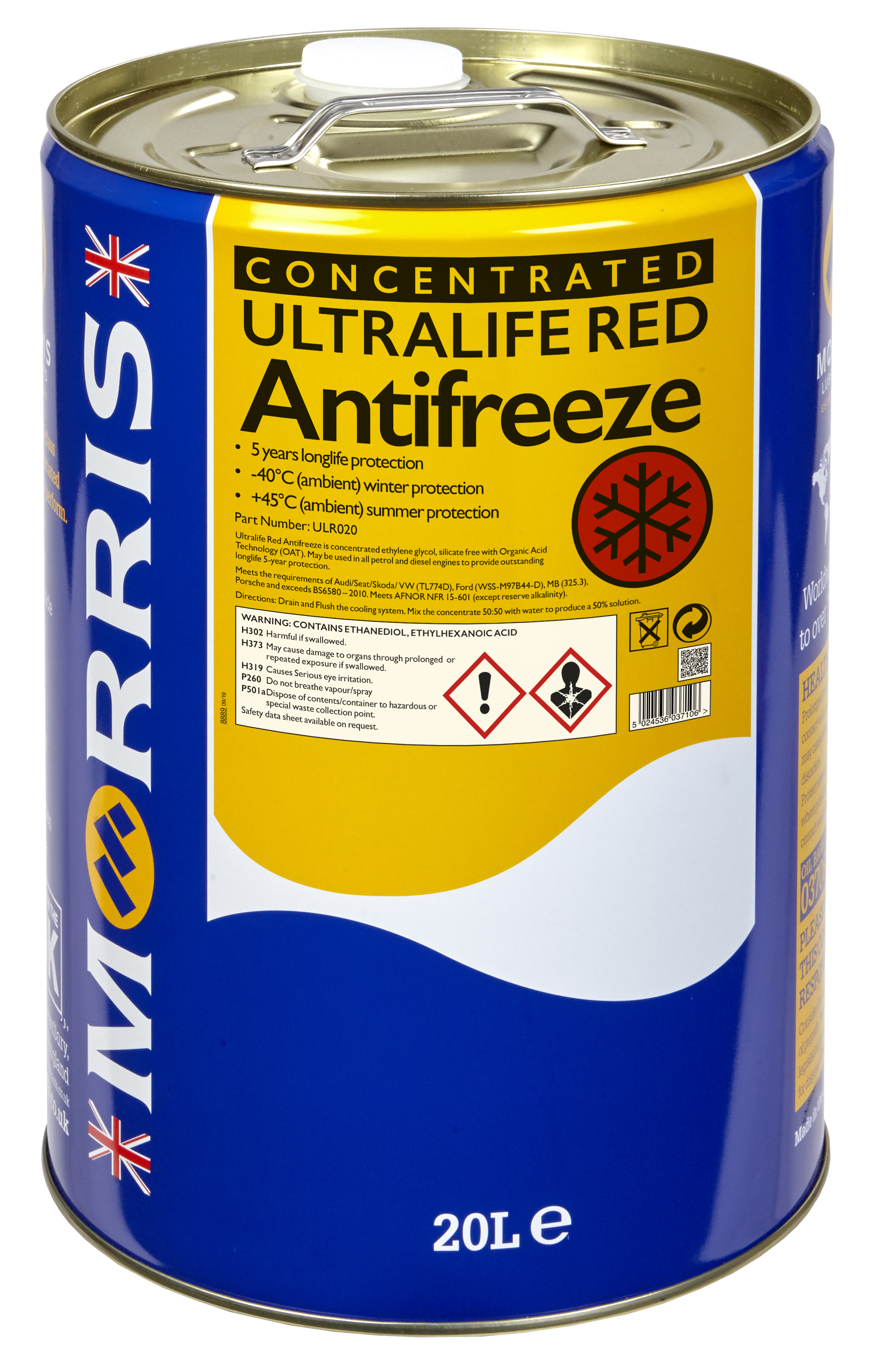 Morris 20L Ultralife Red Antifreeze.jpg