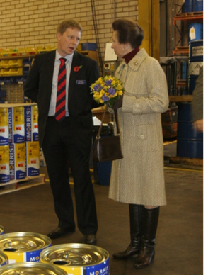 Princess Anne & Andrew Goddard