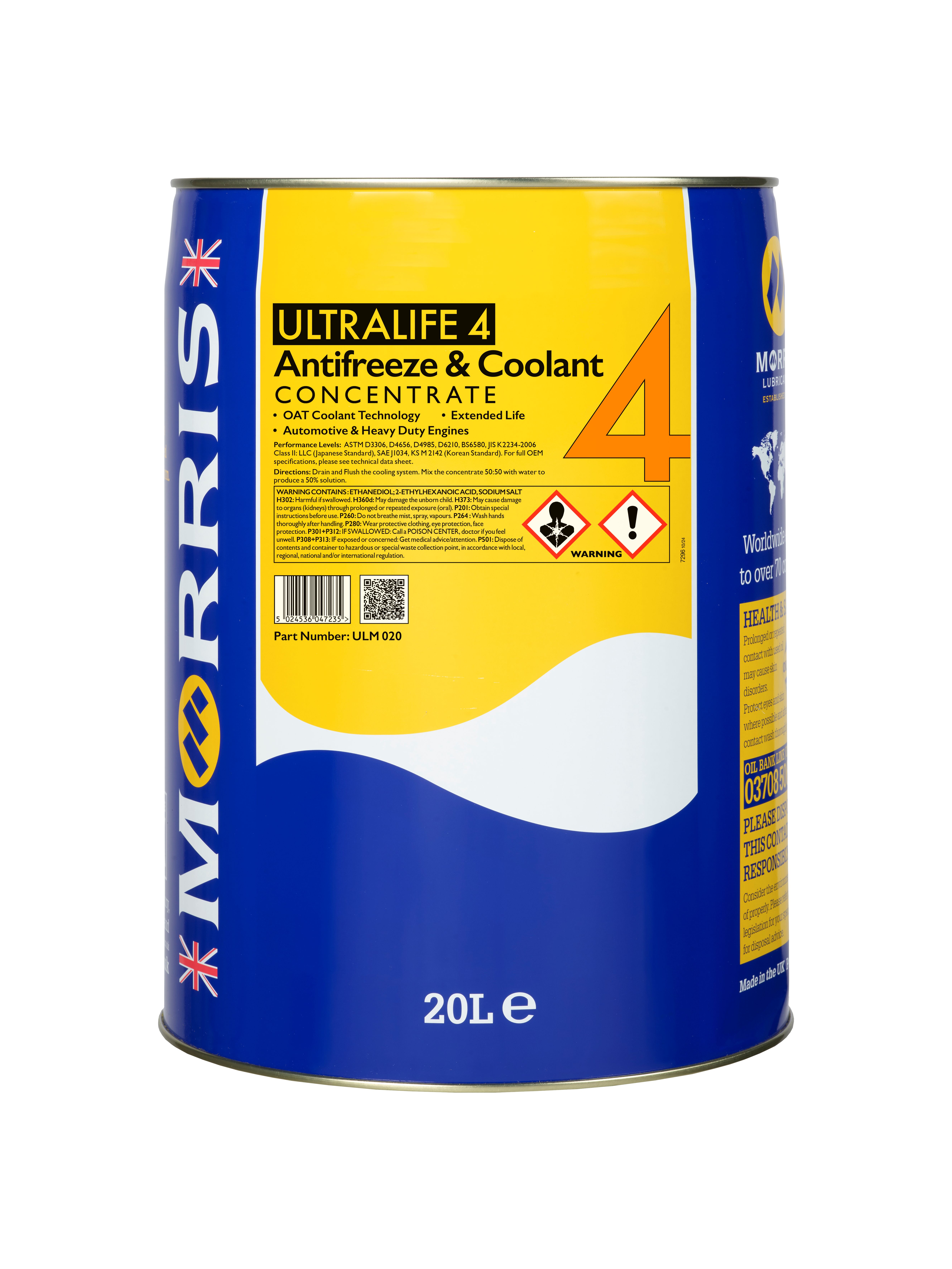 Morris 20L [NEW Drum Shape] Ultralife 4 Antifreeze.jpg