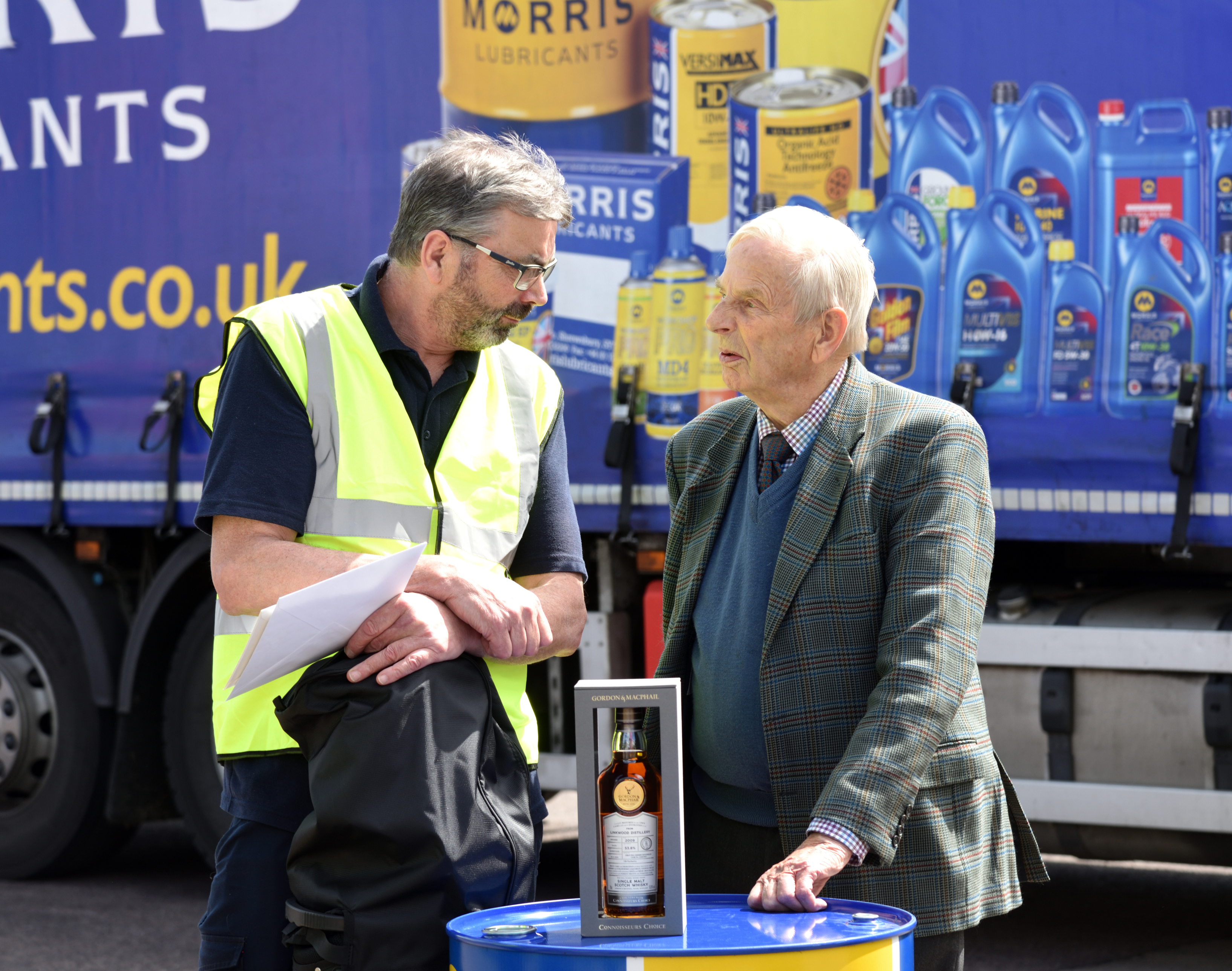 Morris Lubricants Engineering Manager with David Goddard