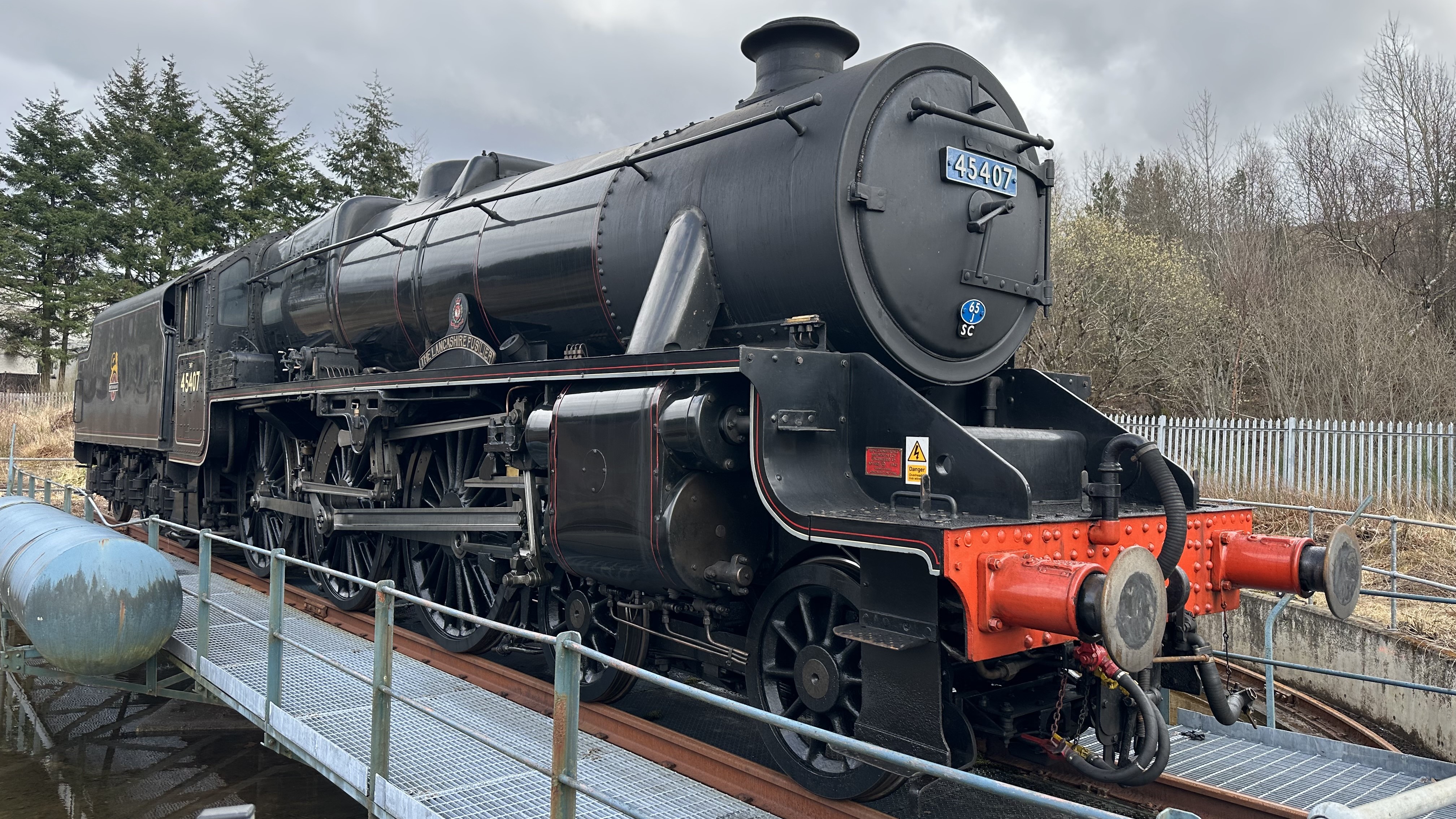 45407, one of the Black Five Locomotives