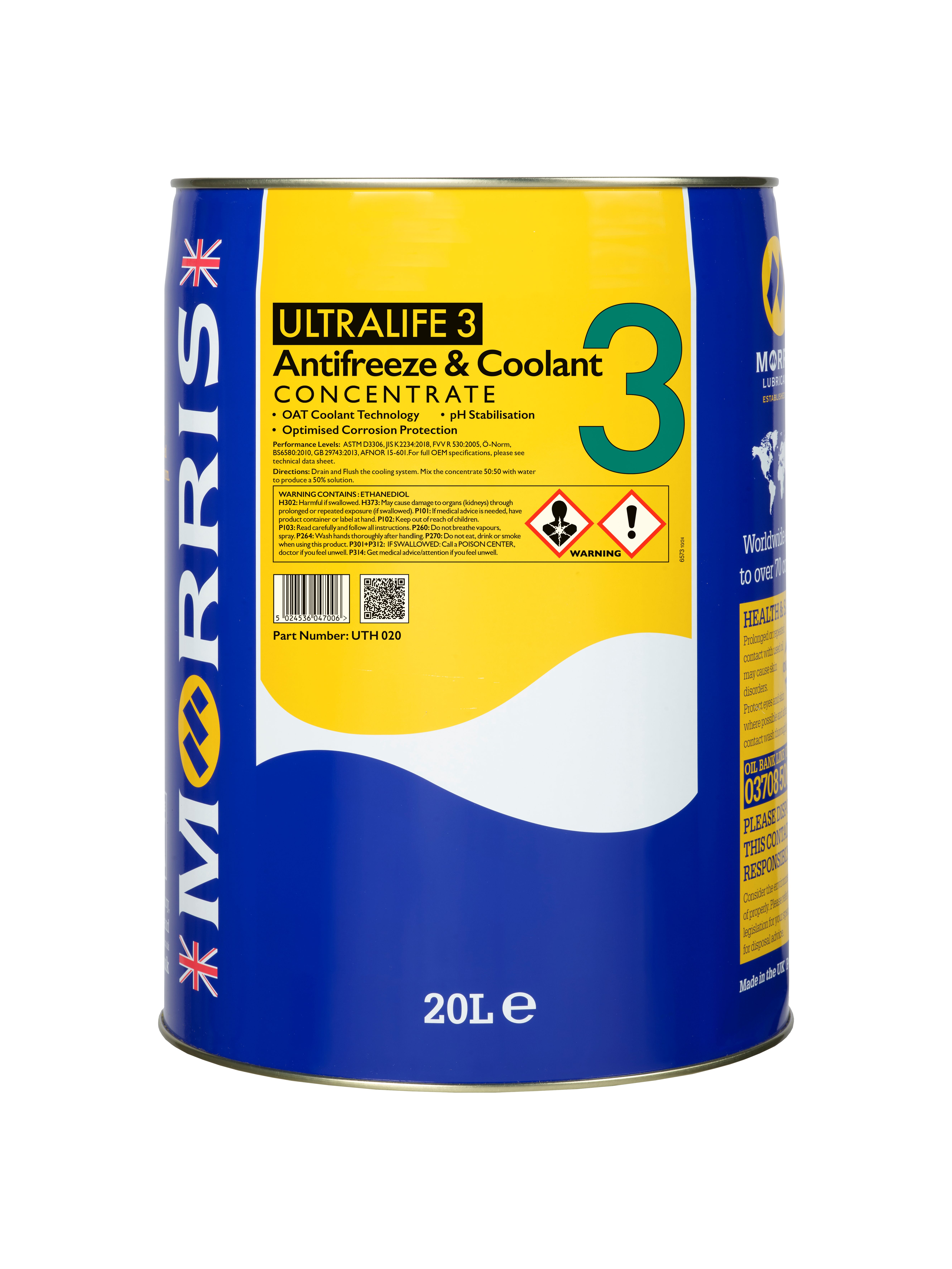 Morris 20L [NEW Drum Shape] Ultralife 3 Antifreeze.jpg