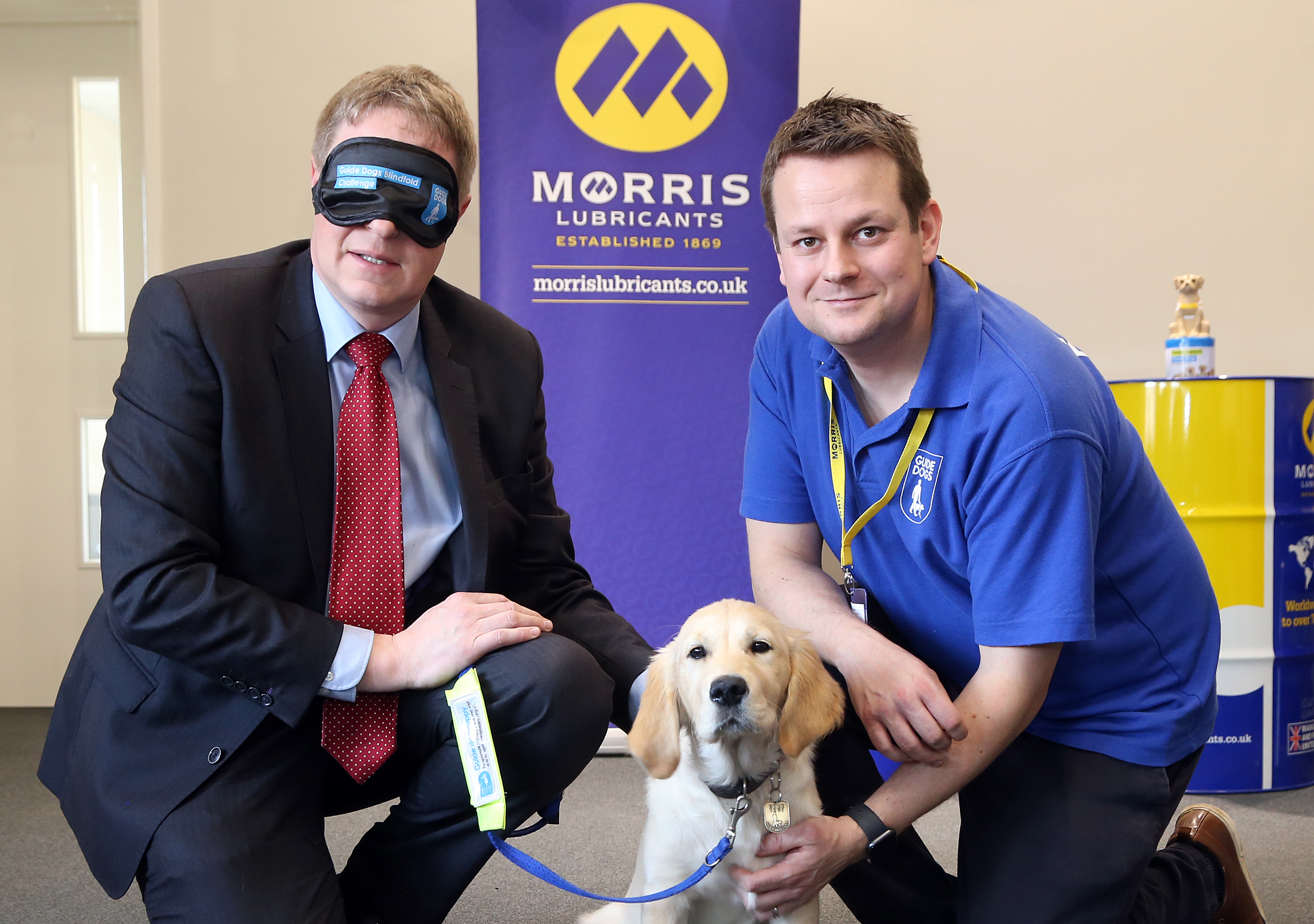 Andrew Goddard guide dogs morris lubricants.JPG