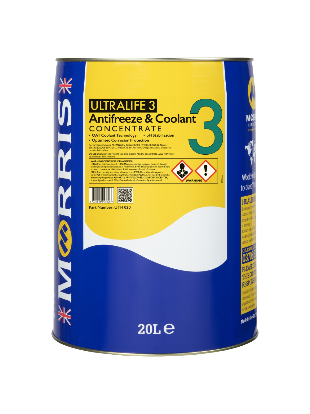 Ultralife 3 PSi-OAT Antifreeze Coolant